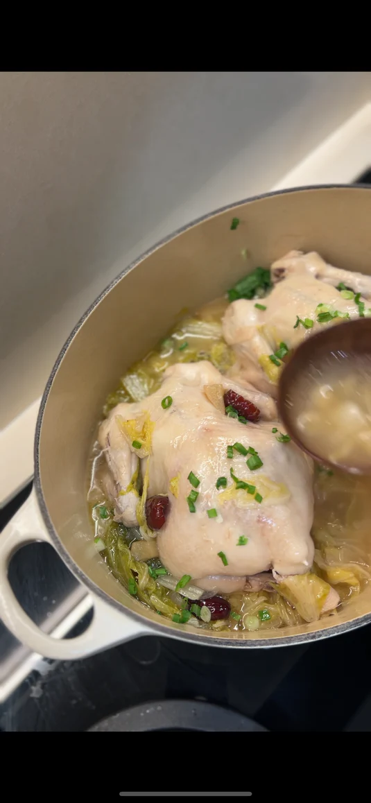 An image of the Waterless Chicken Soup